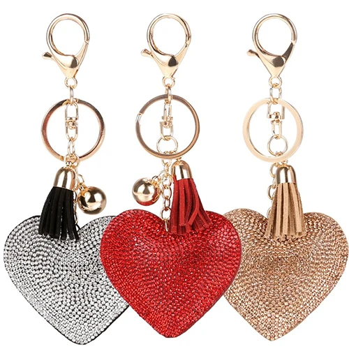 Women Key Chain Love Heart Shape Rhinestone Tassels Bag Women Key Chain Love Heart Shape Rhinestone Tassels Bag Charms Keyring In Chains From Jewelry Accessories On Aliexpress Alibaba Group