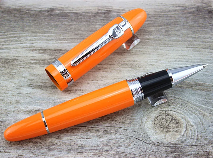 Jinhao 159 шариковая ручка оранжевого цвета большая с карманом для ручки|pen erase|pen