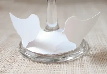 

Love Birds wine glass tag name place card for wedding Party drink tags glass charms bridal shower engagement party decorations