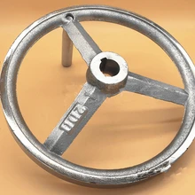 1 шт. 3d принтер с ЧПУ ручное колесо Трапецеидальный ходовой винт диаметр отверстия 10 мм 12 мм 14мм-20mmcast железо Гальваническое сплошное колесо