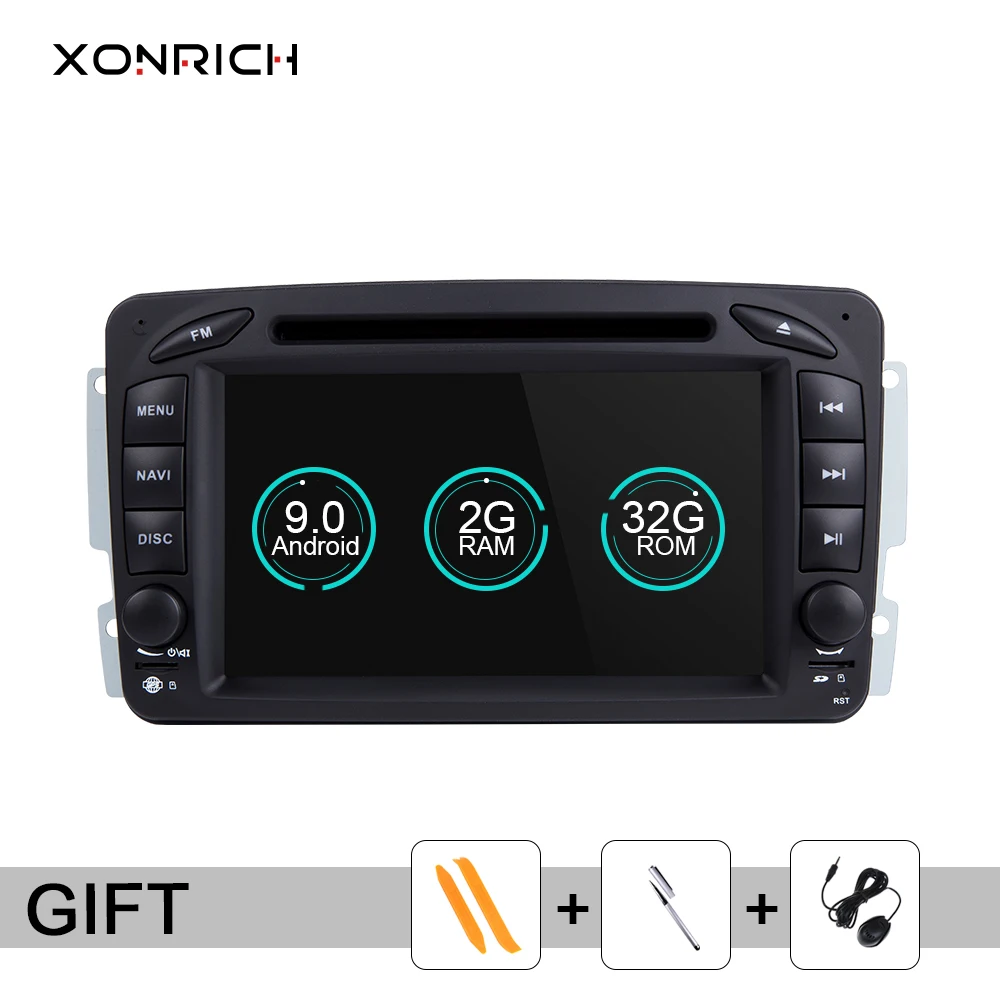 Xonrich Авторадио 2 Din Android 9 0 автомобильный dvd-плеер для