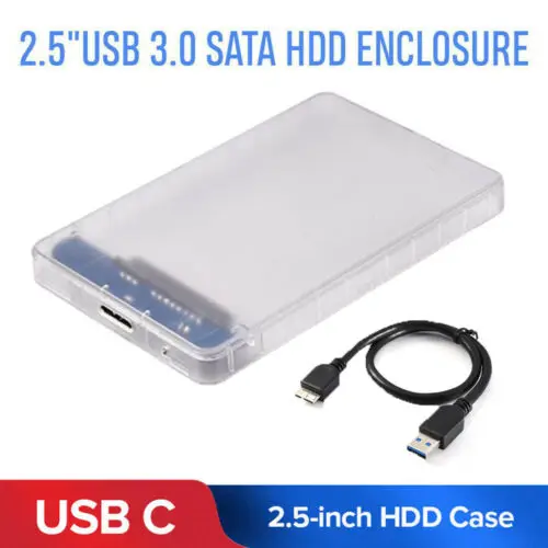 USB 3.0 SATA 2.5 Inch Hard Drive External Enclosure HDD Mobile Disk Box Case For Laptop PC