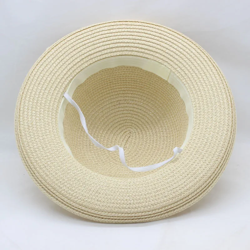 BINGYUANHAOXUAN Панама шляпа мужская соломенная Федора Мужская Женская Солнцезащитная шляпа летняя пляжная шляпа козырек джазовая шляпа Sombrero