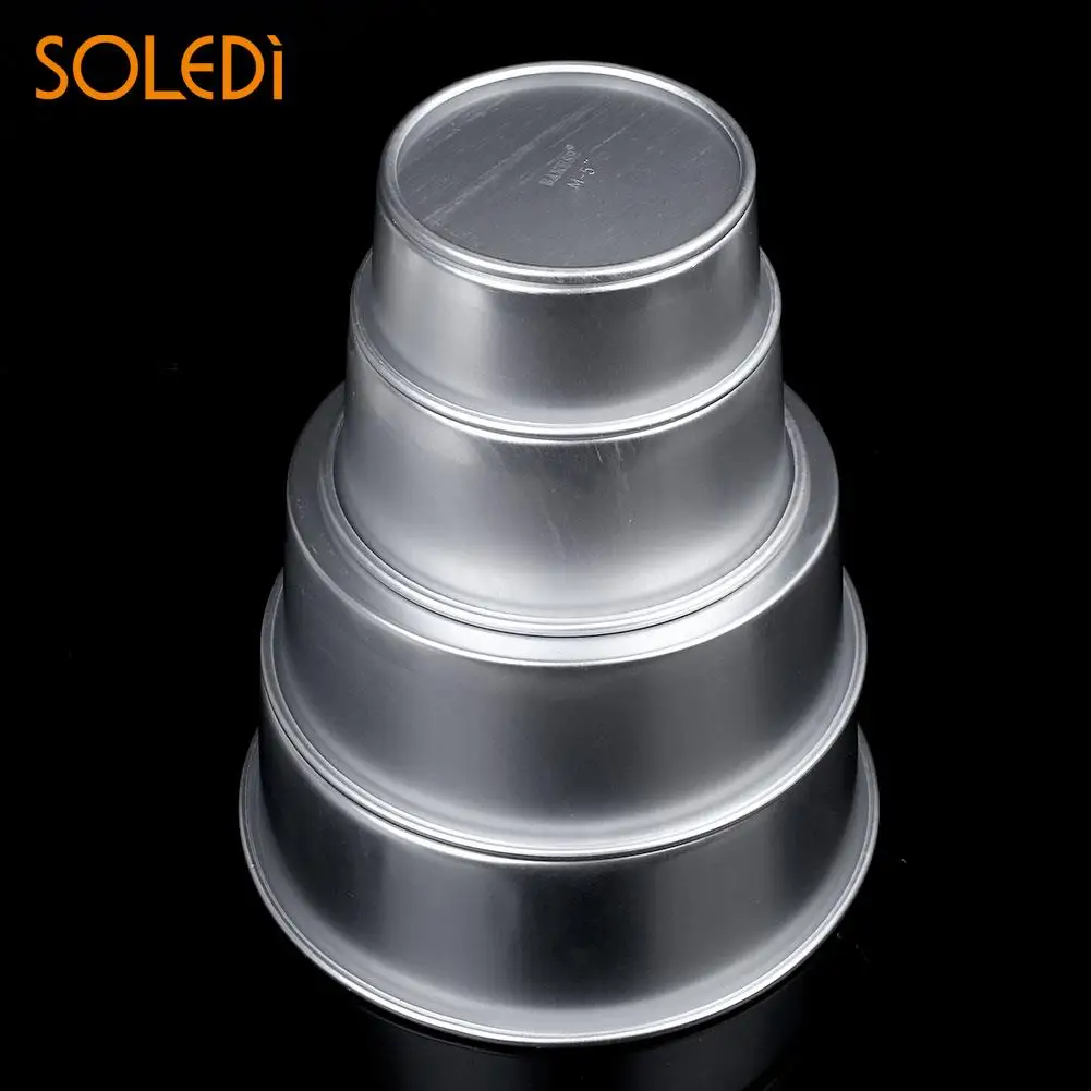 2inch Aluminum Alloy Removable Bottom Round Cake Baking Pan Tin Cake