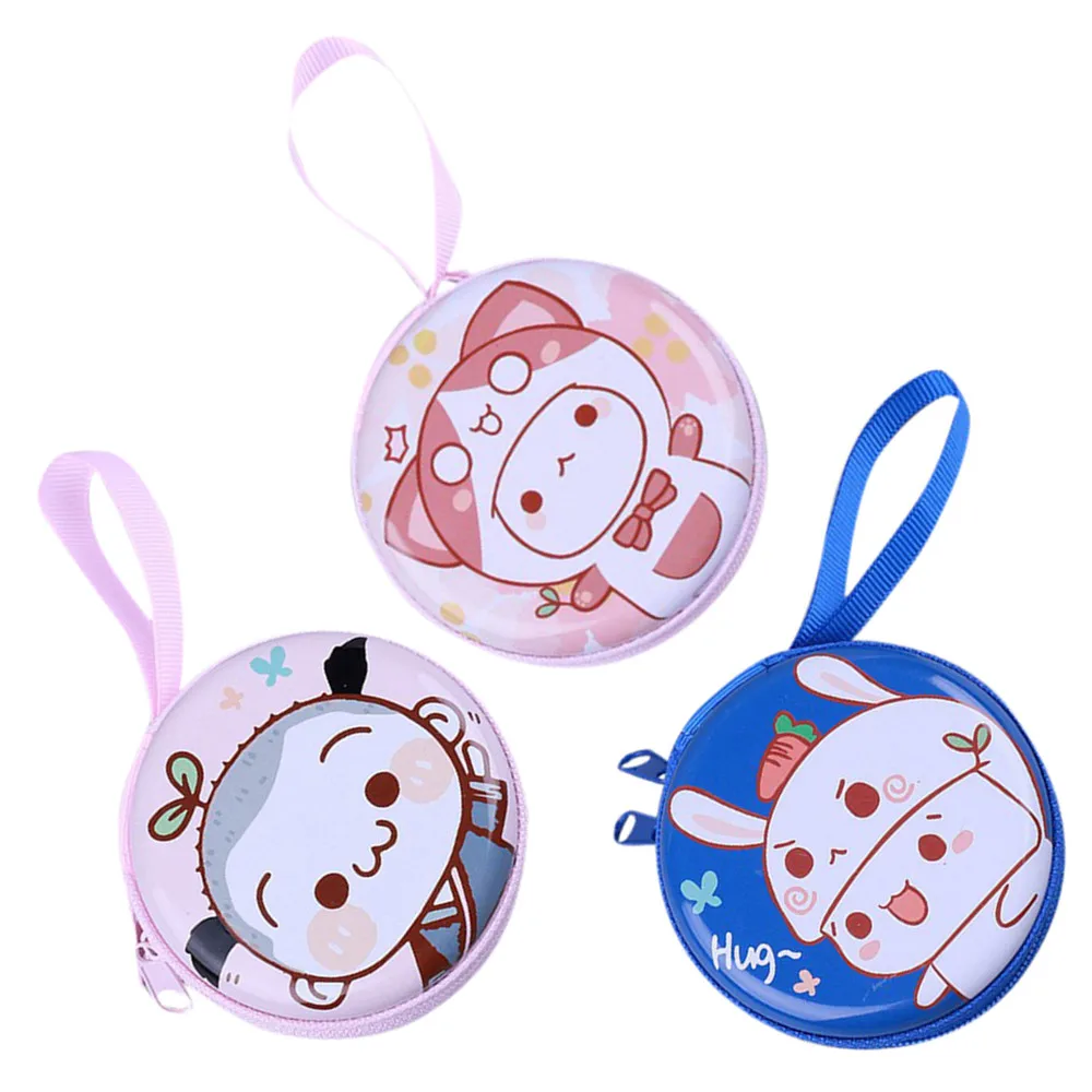 

Xiniu Women Silicone Coin Purse Cartoon Cute Round Headset Bag Samll Change Purse Wallet Pouch Bag For Kids Girl Gift 2019 Mini