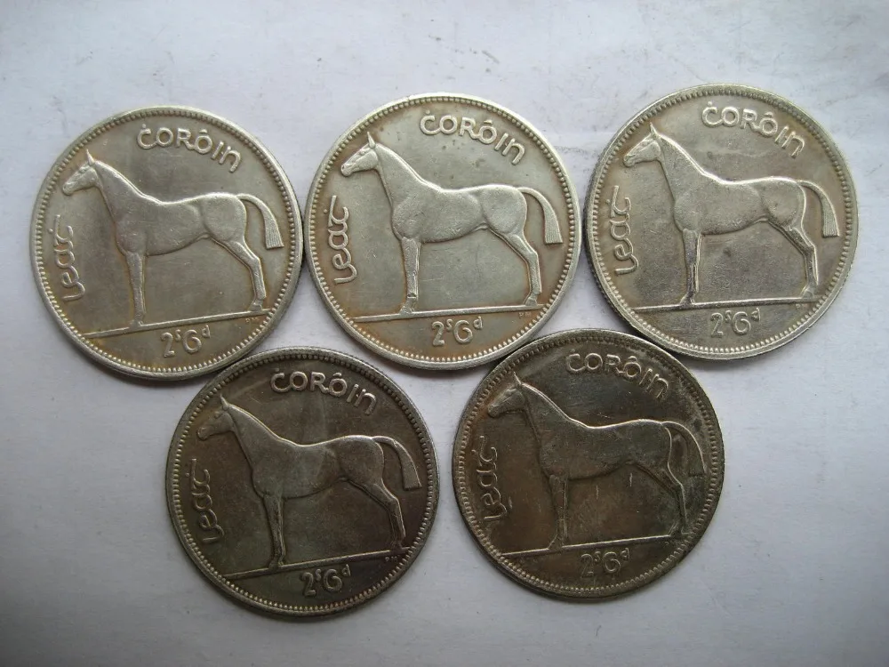 

1939-1943 IREALAND 5 COINS COPY