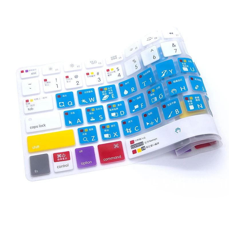 

Slim Ableton Live Logic Pro X Avid Pro Tools Shortcut Keyboard Cover Skin For Macbook Pro Air Retina 13 15 17 Before 2016