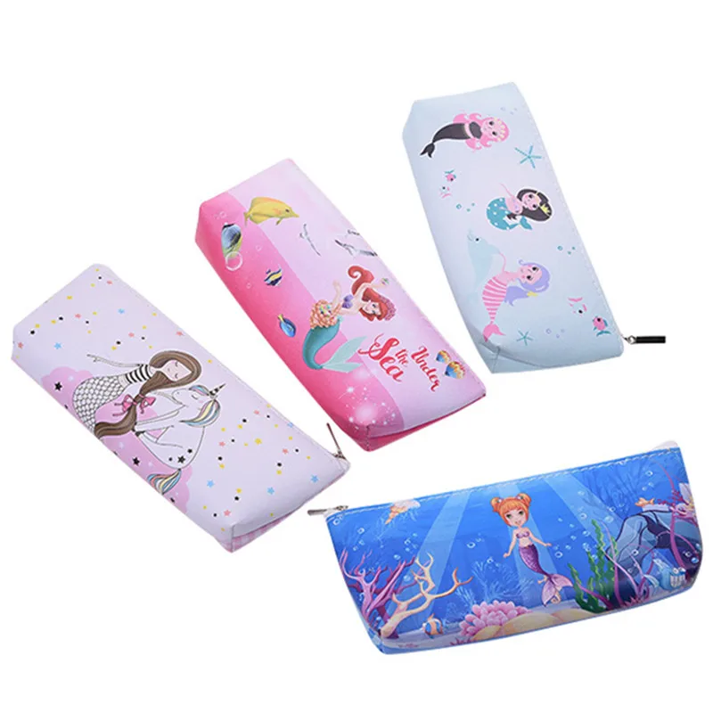 

Mermaid Princess Kawaii Pencil Case Unicorn pencil bag Estuches Pencil Box Pencilcase School Supplies Students Stationery pouch