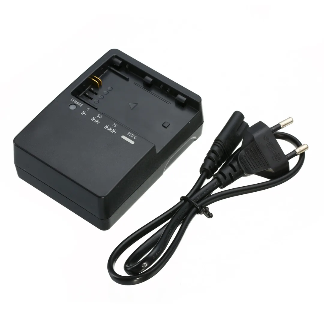 Mayitr Professional LC-E6E Camera Battery Charger + Power Cable 60cm For Canon LP-E6 5D Mark II III 7D 5D2 5D3 7D 60D 6D