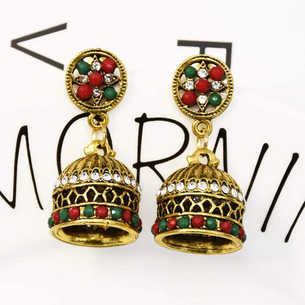 

Indian Earrings for Women Gold Silver Big Long Tassel Drop Earrings Oxidized Jhumka Afghan Egypt Gypsy Thailand Ethnic Jewelry