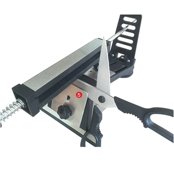

Kitchen Cutter Sharpener Stone Fix-angle Grindstone Scissors Whetstone Diamond Sharpening Tool XHC88