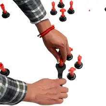 75 шт./компл. выравнивания плитки Системы Carrelage зажим Регулируемый локатор прокладки плоскогубцы уровень на танкетке ручной инструмент