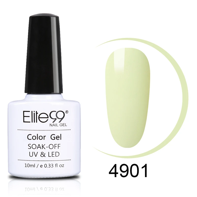 Elite99 10 мл Macaron цветной УФ гель лак для ногтей светодиодный Гель маникюра