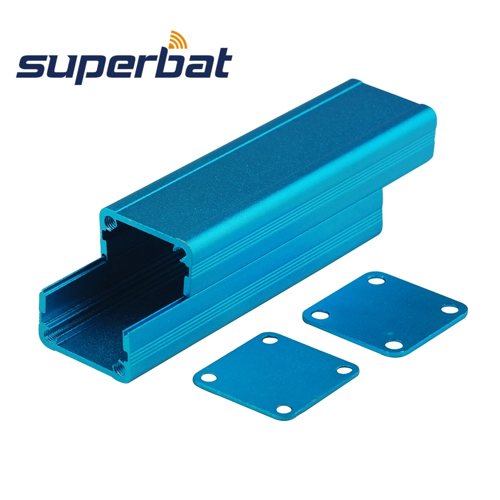 Superbat 80*24.5*24MM Blue Extruded Aluminum Enclosure Case Screw Junction Box PCB Instrument Electronic DIY 3.15&quot*0.96&quot*0.94&quot |