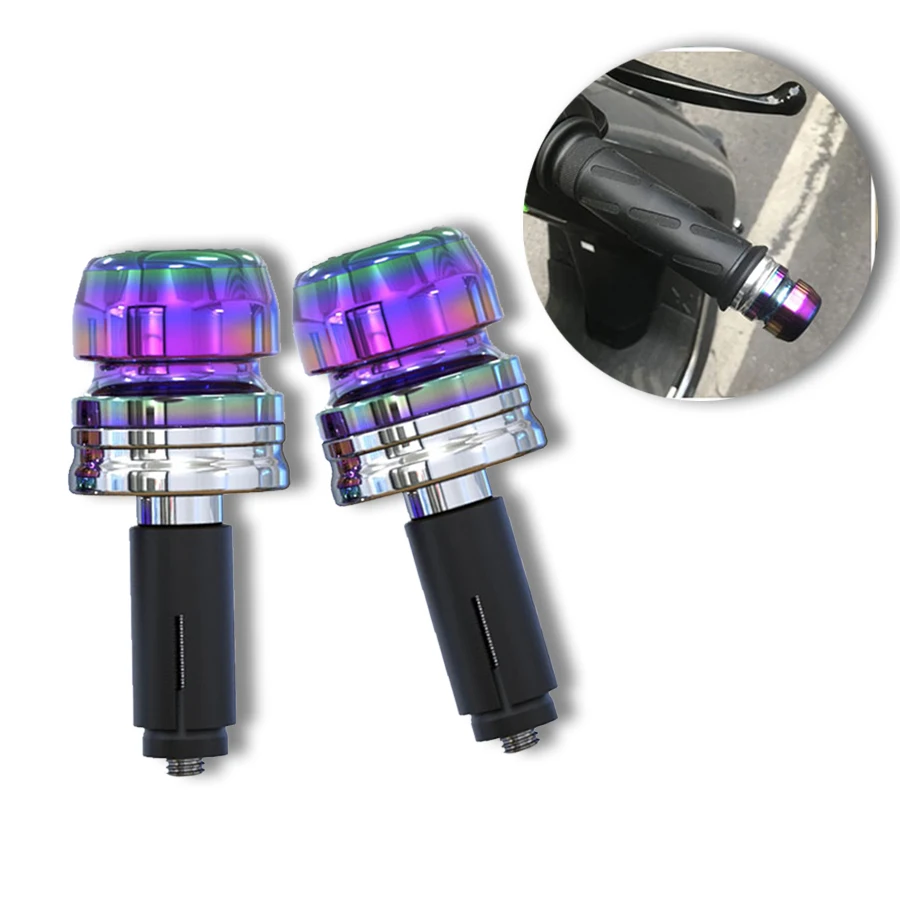

Universal Motorcycle Handle Plug Modified Handlebar Accessory Handle Block Bike Stainless Steel Motor Handlebar Balance Block