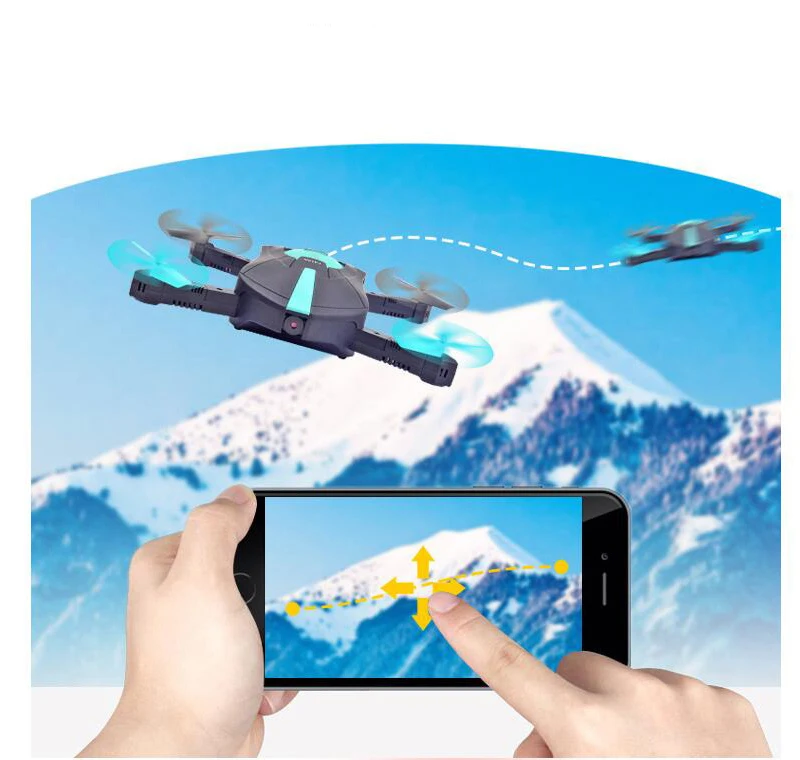 

720P RC Helicopter Foldable Mini Drone FPV Quadcopter Aircraft Selfie Drone Foldable Drone JR018 RC Car Drones with hd Camera