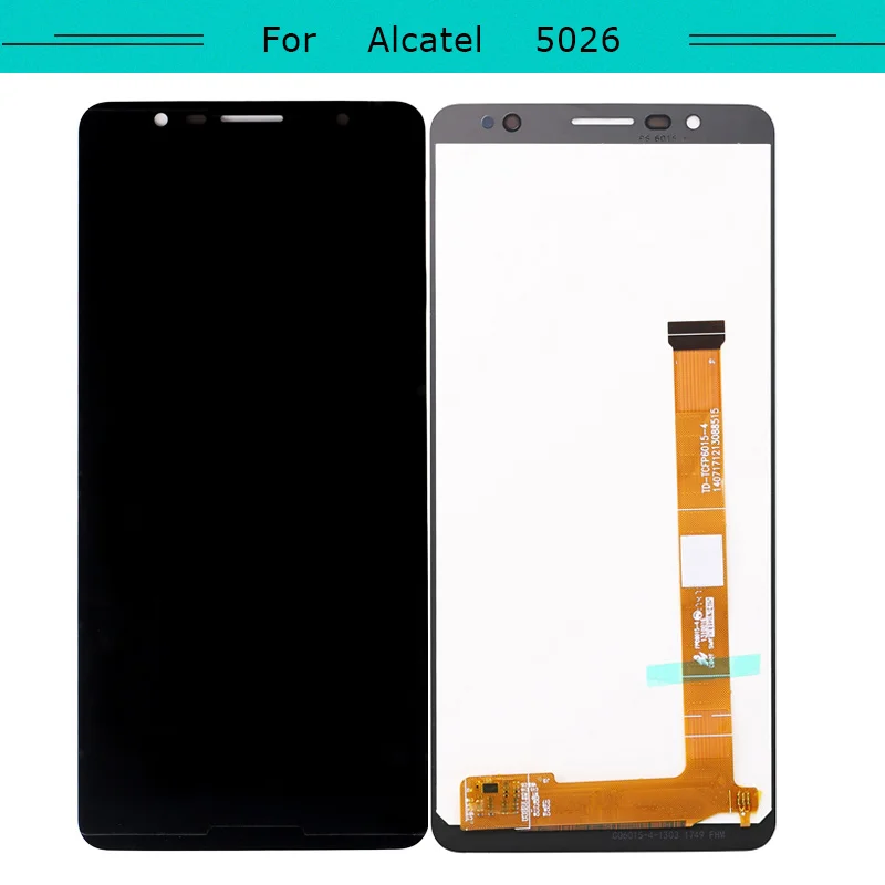 1 шт. для Alcatel 3C 5026A 5026D 5026 Полный ЖК дисплей в сборе полный дигитайзер с сенсорным