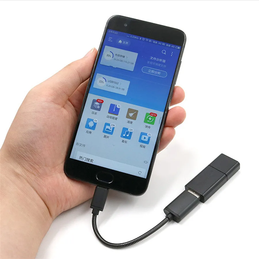 Металлический USB C 3,1 type C Мужской к USB OTG Кабель-адаптер для синхронизации данных Высокоскоростные сертифицированные аксессуары для мобильных телефонов