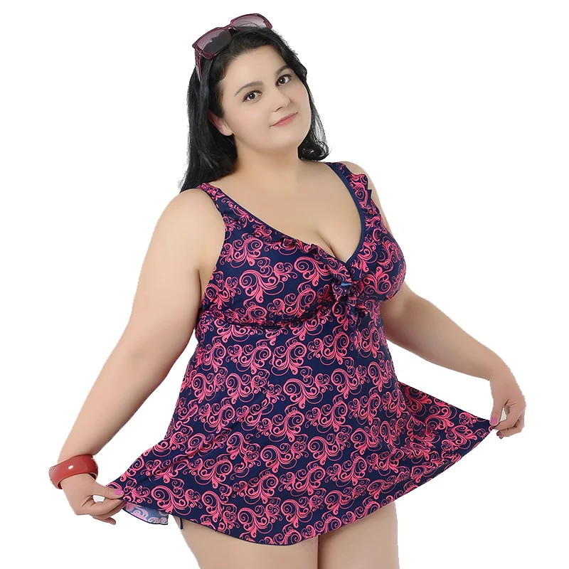 4XL 6XL Plus Size Women Swimwear of Large Size Two Piece Women's Swimsuit fat Solid Suit Super Swimwear Indoor Bathing Dress 4XL 6XL Plus Size Women Swimwear of Large Size Two Piece Women's Swimsuit fat Solid Suit Super Swimwear Indoor Bathing Dress