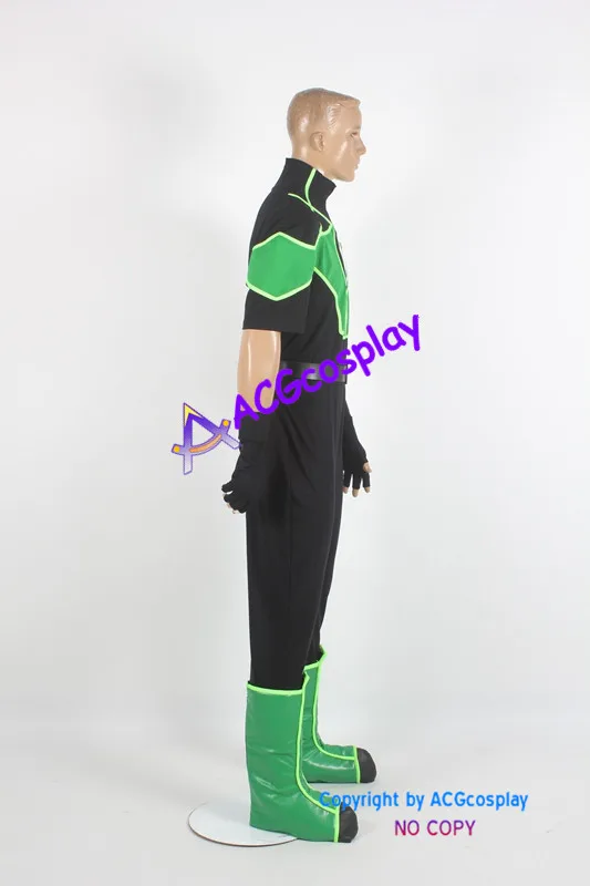  Green Lantern Simon Baz Cosplay Costume from DC comic include boots covers ACGcosplay
