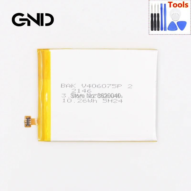 GND 2700 mAh/10.26Wh 3,8 V BAK V406075P сменная батарея для Archos 50 Diamond Встроенная литий-ионная батарея литий-полимерная батарея