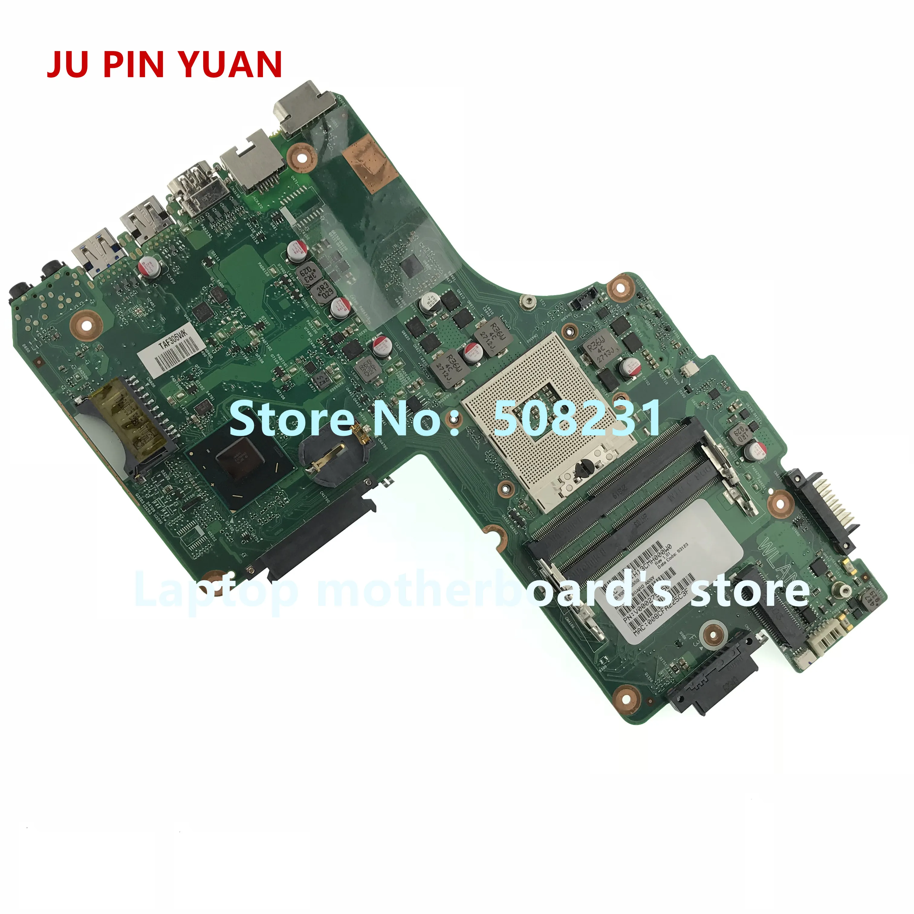 JU PIN юаней для Toshiba Satellite C855 материнской V000275550 DK10F-6050A2541801-MB-A02 с Intel Hm76 полностью протестированы