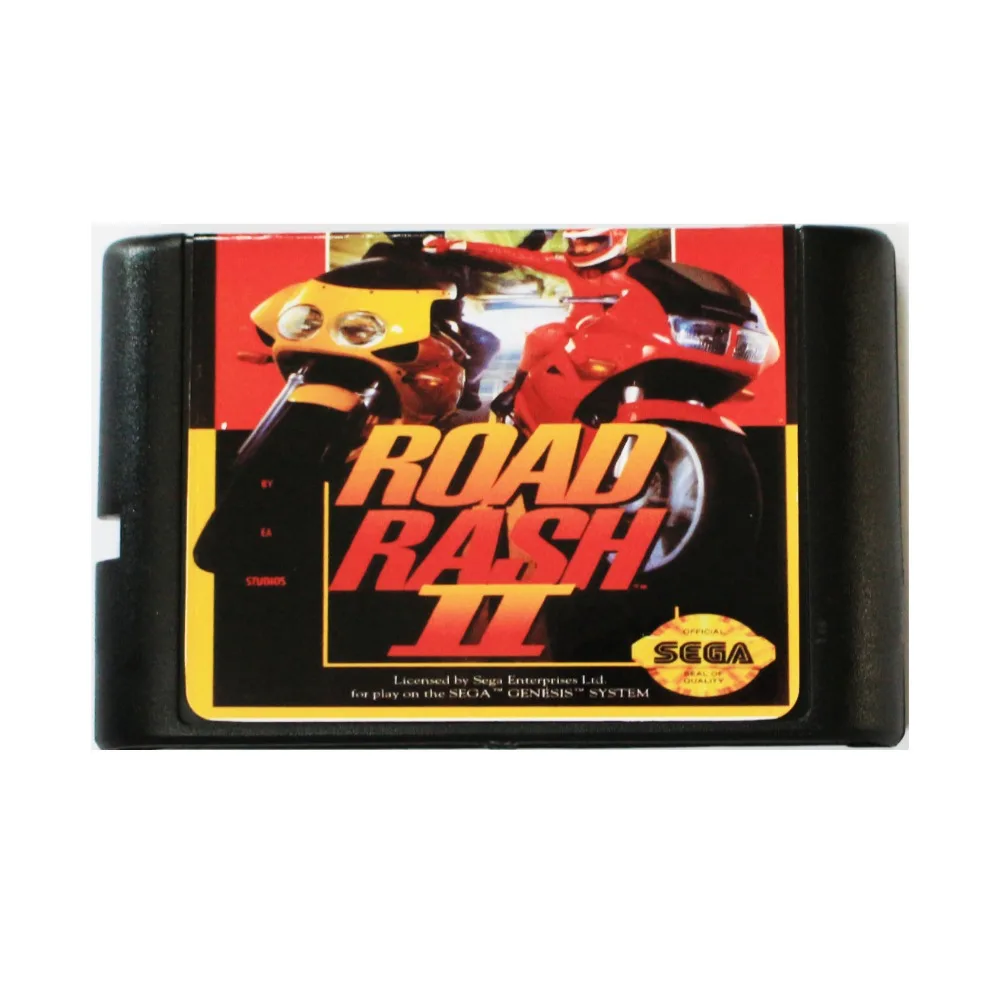 

Road Rash II (2) 16 bit MD Game Card For Sega Mega Drive For SEGA Genesis