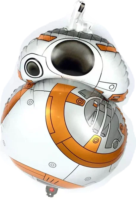 80*47 см Звездные войны BB8 Алюминий воздушный шар "Звездные войны", 15 шт. черный 1" воздушных шаров из латекса, мультфильм фильм персонажа День Рождения вечерние украшения