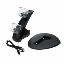 Dual USB ручка быстрой зарядки док-станции 5 В выход стенд Зарядное устройство для Playstation 4/PS4 геймпад