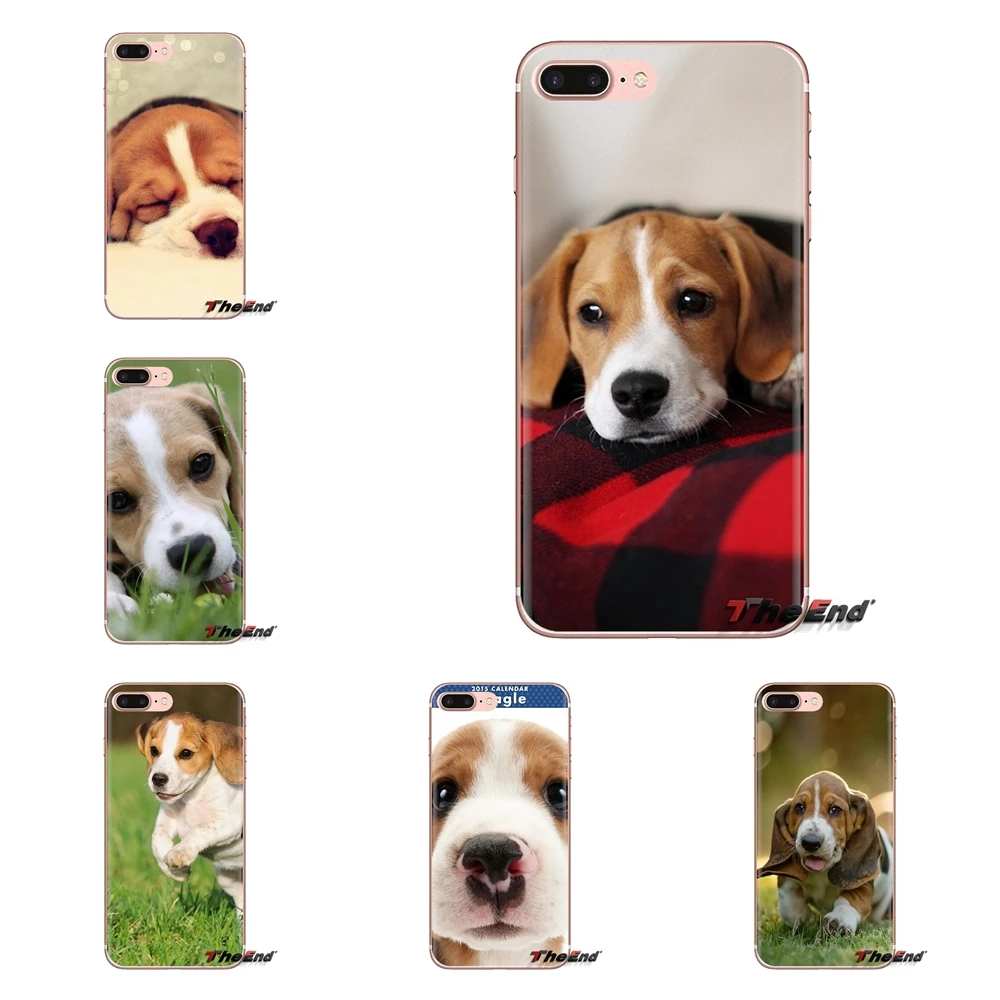 Мягкие прозрачные чехлы для Xiaomi Mi3 Samsung A10 A30 A40 A50 A60 A70 Galaxy S2 Note 2 Grand Core Prime beagle dog puppy |