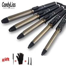 Керамика волосы щипцы для завивки волос Электрический профессиональная машинка для стрижки волос щипцы для завивки волос модные Инструменты для укладки парикмахерских 19/22/25/28/, маленького размера, круглой формы с диаметром 32 мм