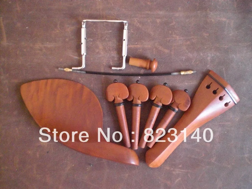 

1 Set JUJUBE A TYPE Violin Fitting 4/4 with 1 PC tail gut and 1 PC SILVER Chin Rest Screw