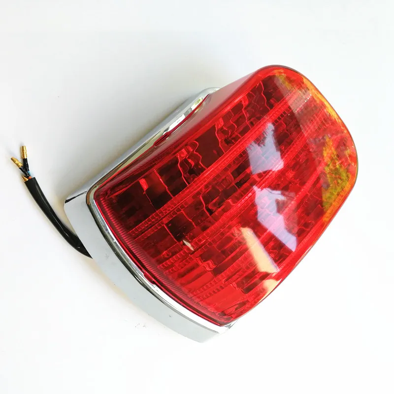 

Motorcycle TailLight Rear Chrome LED Lamp for Vespa LML Star Stella Delux PX 125 150 200