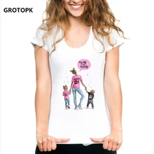  Mother's Love Female T-shirt Super Mama Summer 2022 Funny TShirt Women Tshirt   Fashion Aesthetic Clothes Harajuku White T-shirt 