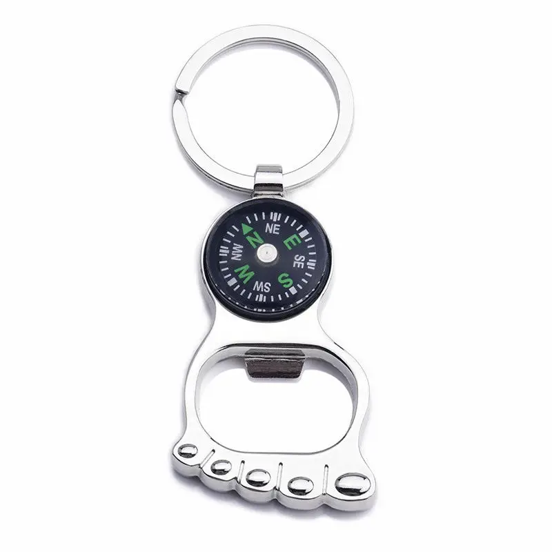 Buy Creative Mini Compass Keychain Bottle Opener