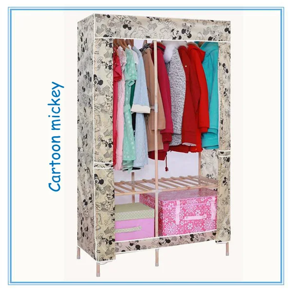 2015 newest design wooden baby wardrobein Wardrobes from Furniture on