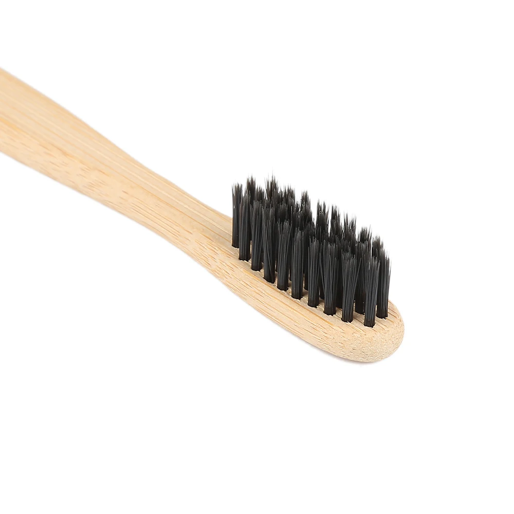 Y& W& F 1 шт. зубная щетка бамбуковый уголь зубная щетка es натуральная бамбуковая ручка Экологичная зубная щётка инструмент для чистки полости рта уход
