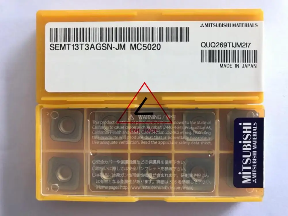 

SEMT13T3AGSN-JM MC5020 10pcs original milling insert DIAEDGE