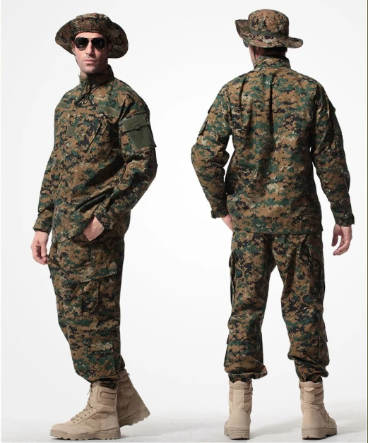 

6colors Military Uniforms BDU Combat Airsoft Wargame Army Uniforms Set Coat+Pants,working suits