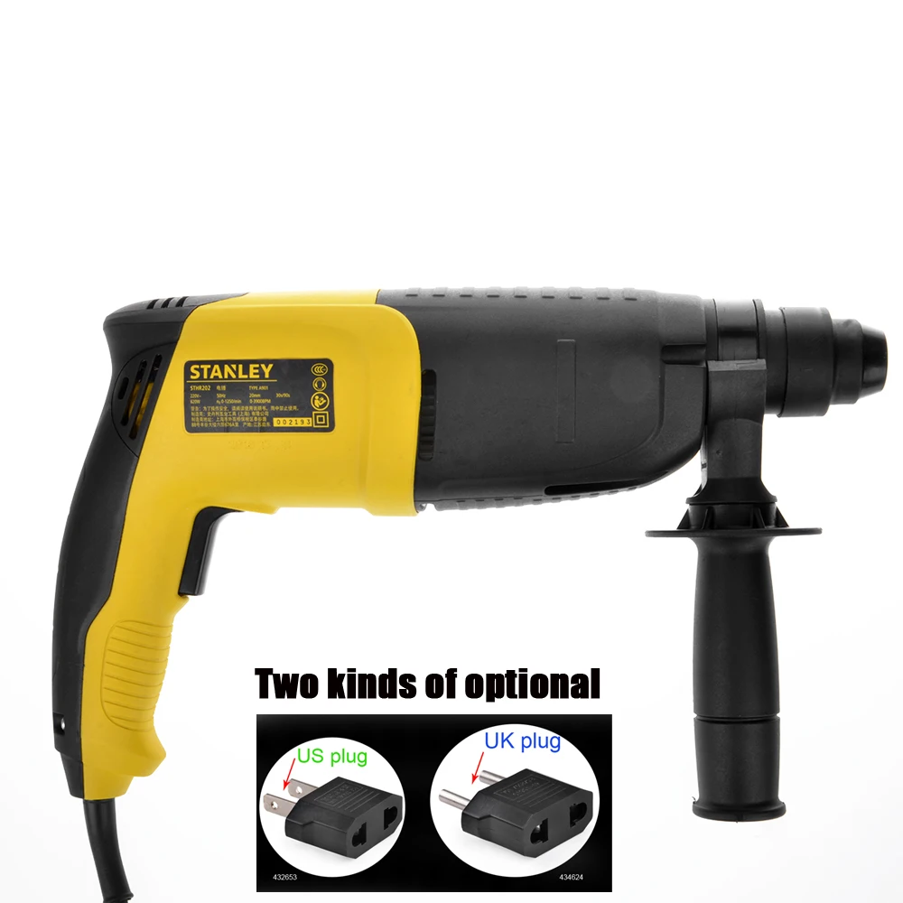 STANLEY STHR202K A9 20mm 620W SDS+ Rotary Hammer Household electric tools  YELLOW AND BLACK|tools allen|tool cabinet with toolstool tub - AliExpress