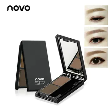 

NOVO Two-color Modeling Eyebrows Three-dimensional Repair Capacity Side Silhouette Easy To Color Natural Lasting Waterproof