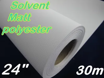 

61cm wide roll Inkjet polyester canvas roll for eco solvent printer 30m one roll