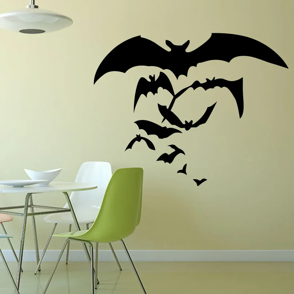2515 Horrible Bats Stickers Halloween Theme Wall Decals