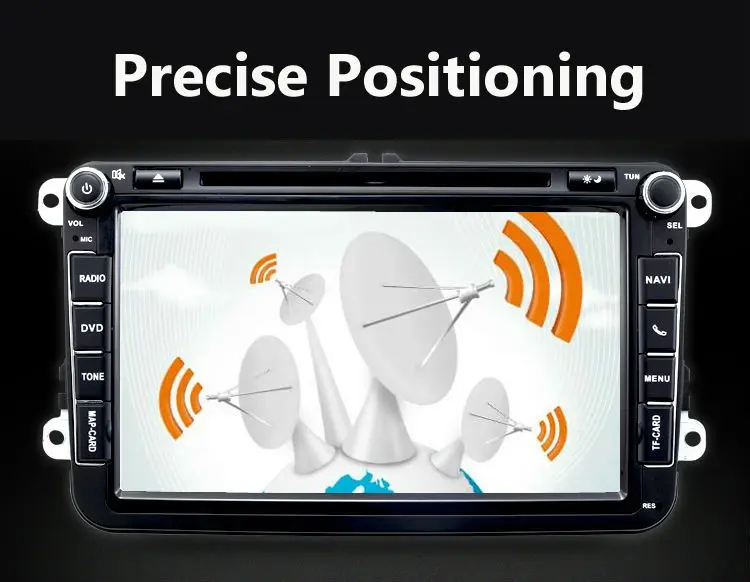 Cheap 2015 NEW 8 inch Car Stereo Android In Dash Car DVD Player Stereo FM For VW SKODA JETTA Passart GOLF TIGUAN Bluetooth 2 Din 4