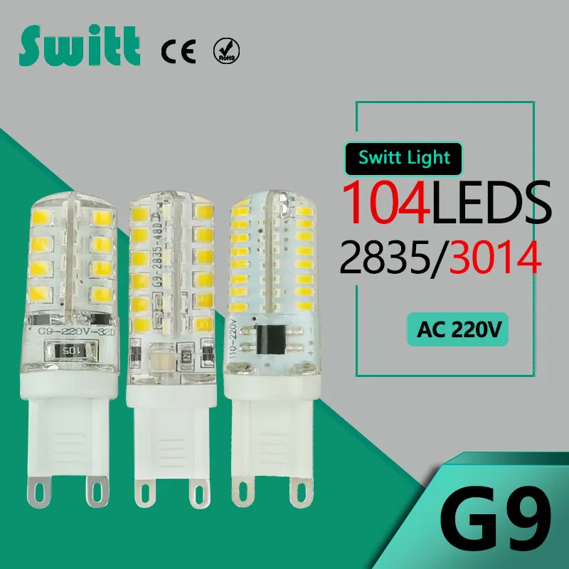 

LED g9 g4 led lamp 220v bulb 3W 4w 5W LED Corn Light Bulb Replace Halogen Lamp for candlelire spotlight