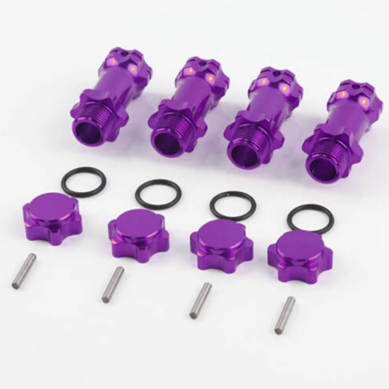 

Aluminum Alloy Wheel Hex Hub Extension Adapter 30mm .For 1:8 Scale RC Car One set 17mm Useful Durable New Sale