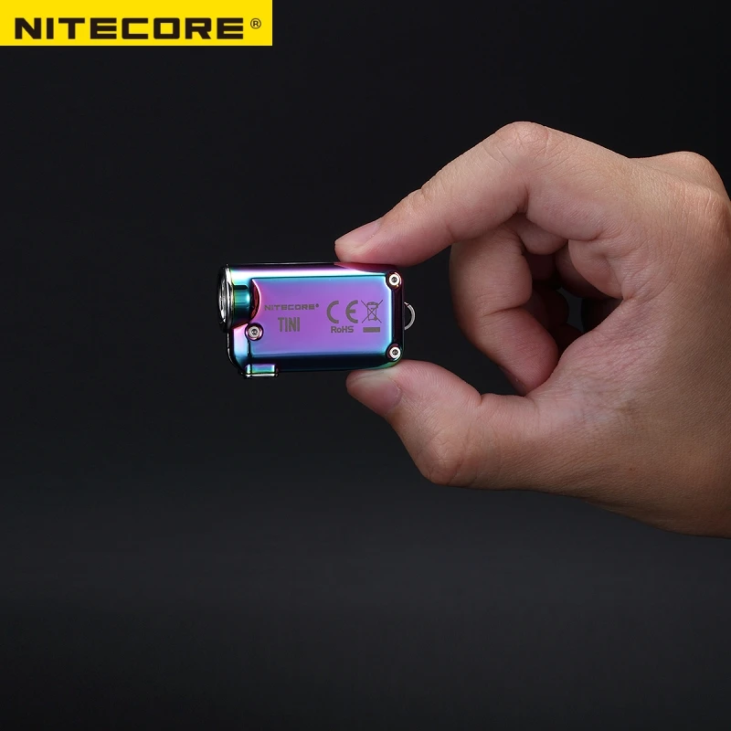 Nitecore TINI SS USB TINISS перезаряжаемая стальная светодиодная подсветка ключа CREE XP G2 S3 LED