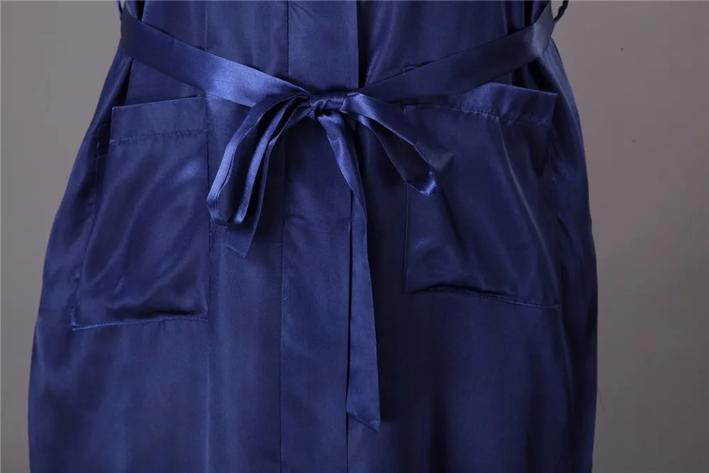 Темно-синий китайский мужской фланелевый Халат зимнее Коралловое плотное ночное белье плюс размер XXXL домашнее платье для влюбленных сексуальное кимоно юката банное платье