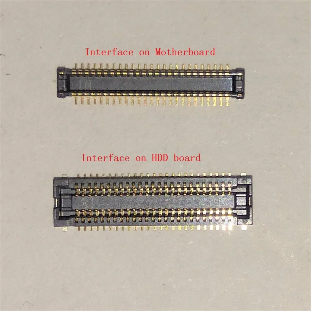 

2pair original Interface For ASUS X555LD A555L X555LJ X555LB X555LP X555LN HDD board and on Motherboard HDD Connector
