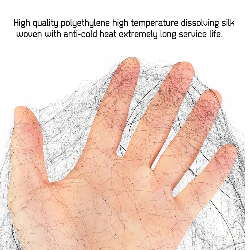 Multiple sizes Plastic Anti Bird Netting Pond Net Protection Crops Fruit Tree Vegetables Orchard protection net for Garden